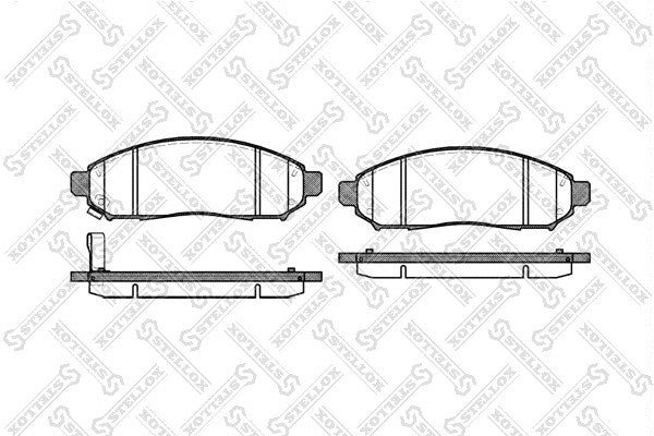 STELLOX SUZUKI PAD SET, FRONT - 5521050Z00