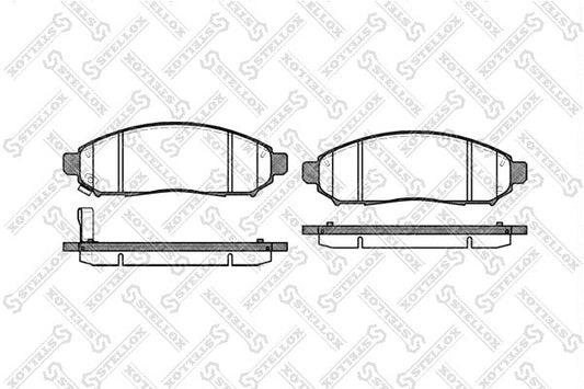 STELLOX SUZUKI PAD SET, FRONT - 5521050Z00