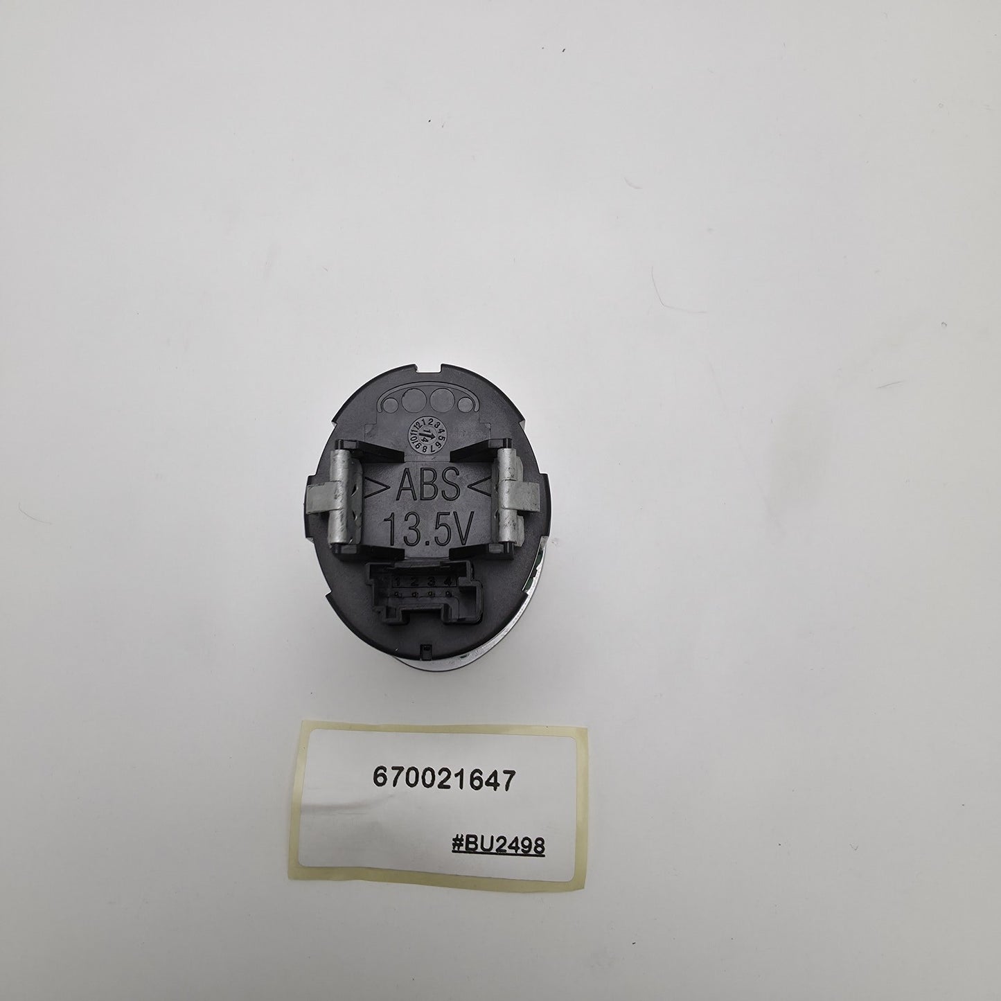 2014-2019 Maserati Ghibli ANALOGIC CLOCK SATIN CHROME 670021647