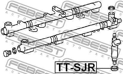 FEBEST 1981-2011 Toyota 4Runner Seal Ring Nozzle Holder TT-SJR