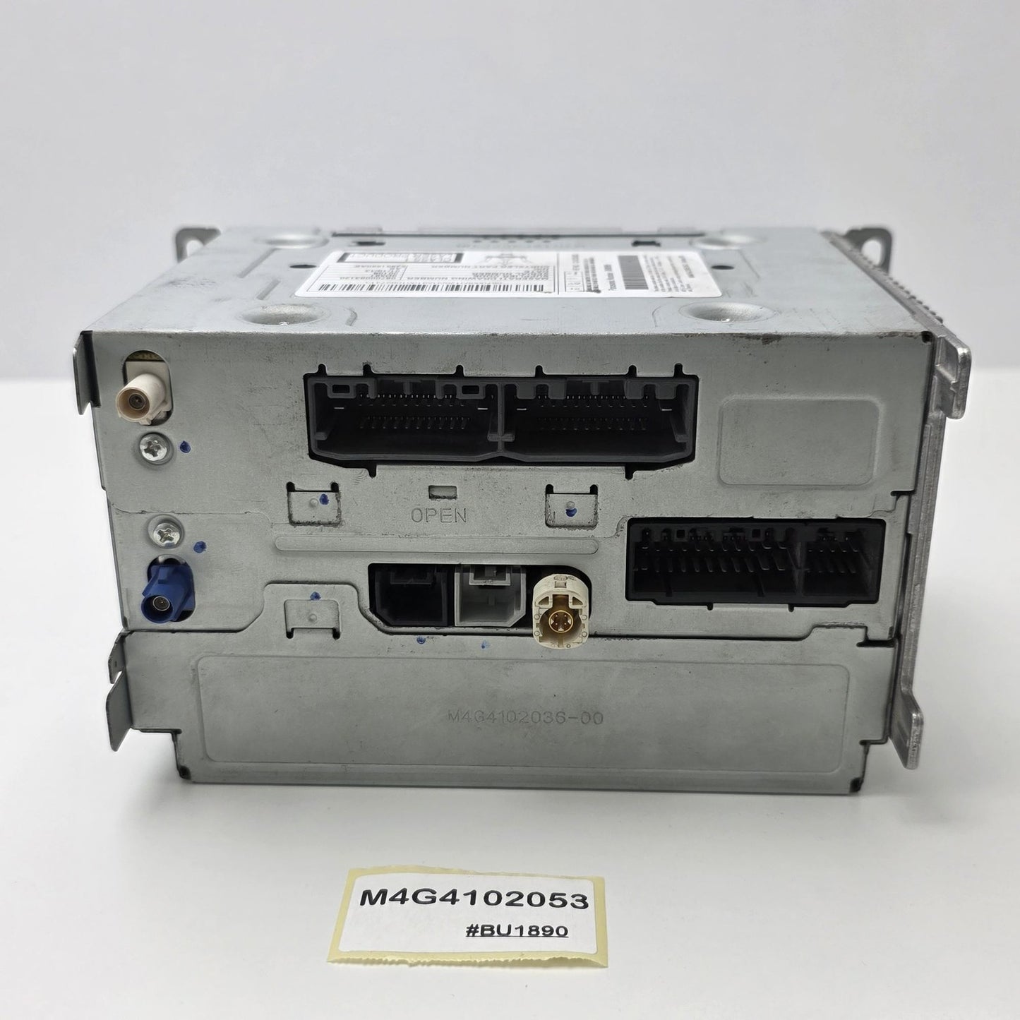 2014-2016 Maserati Ghibli S Q4 AM FM CD Radio Receiver Control Module M4G4102053