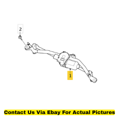 2018 Jaguar F-Pace Windscreen Wiper Motor Used OEM T4A1169