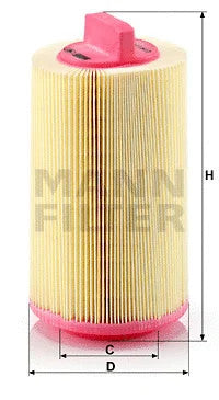 MANN-FILTER 2012 Mercedes-Benz C180 Air Filter C14114