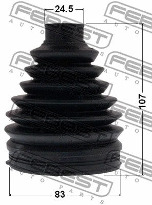 FEBEST 2004-2016 Mazda 3 Boot Outer CV Joint Kit PVC 83x107x24.5 0517P-BK