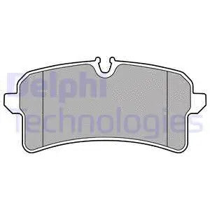 DELPHI 2010-2015 Audi A6 Brake Pad Set, Disc Brake LP2706