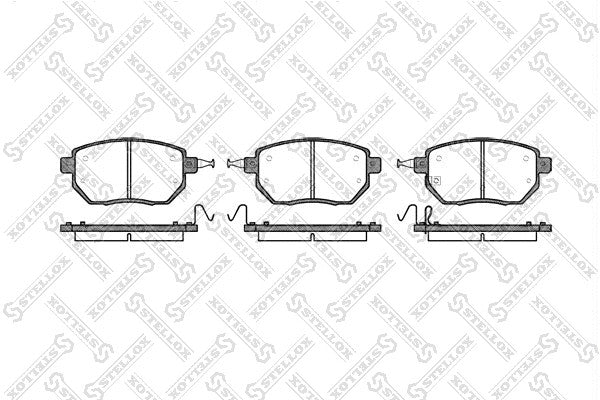 STELLOX 2003-2012 Nissan Murano Front Brake Pad Disc Kit 41060-CA090