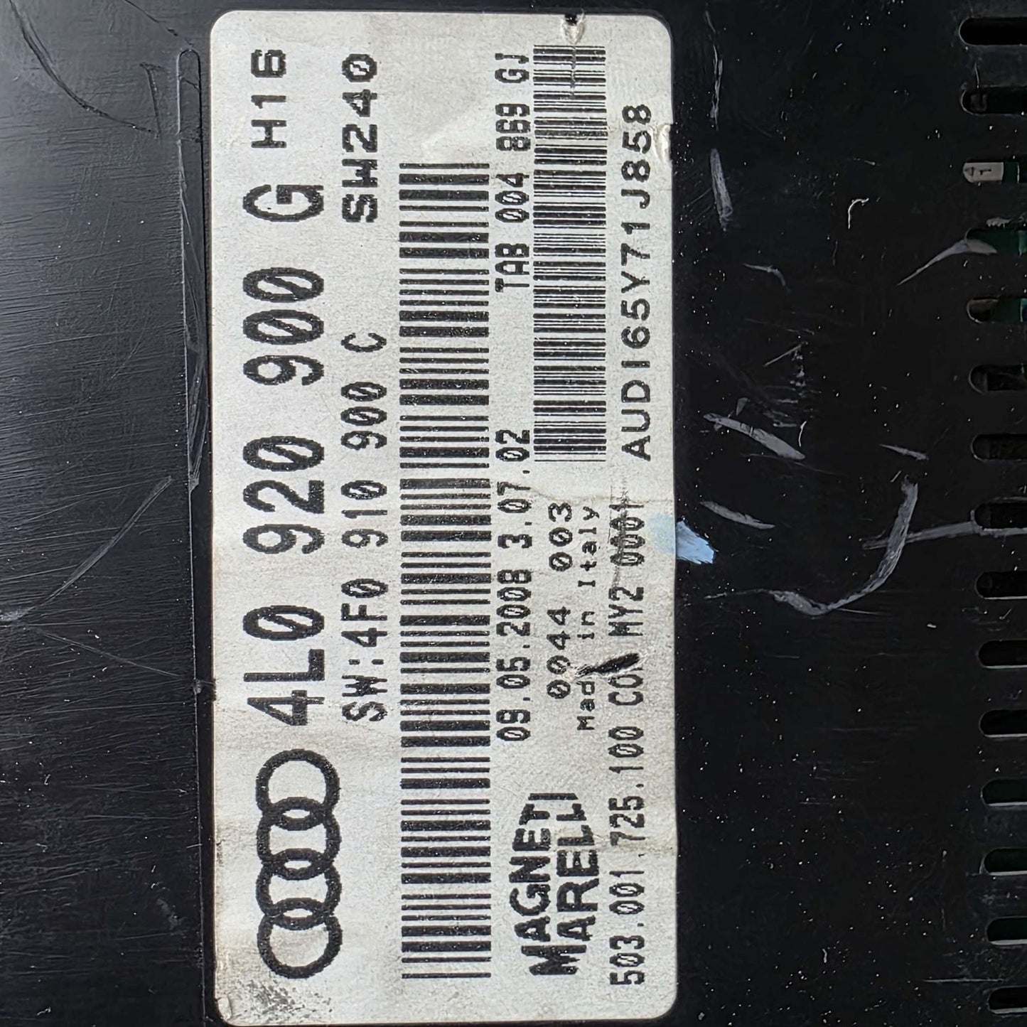 2006-2016 AUDI Q7 (4L) Instrument Cluster 4L0920900G