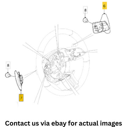 2017–2020 Jaguar F-Pace Gear Paddle Switches Used OEM T4A18899 T4A18898