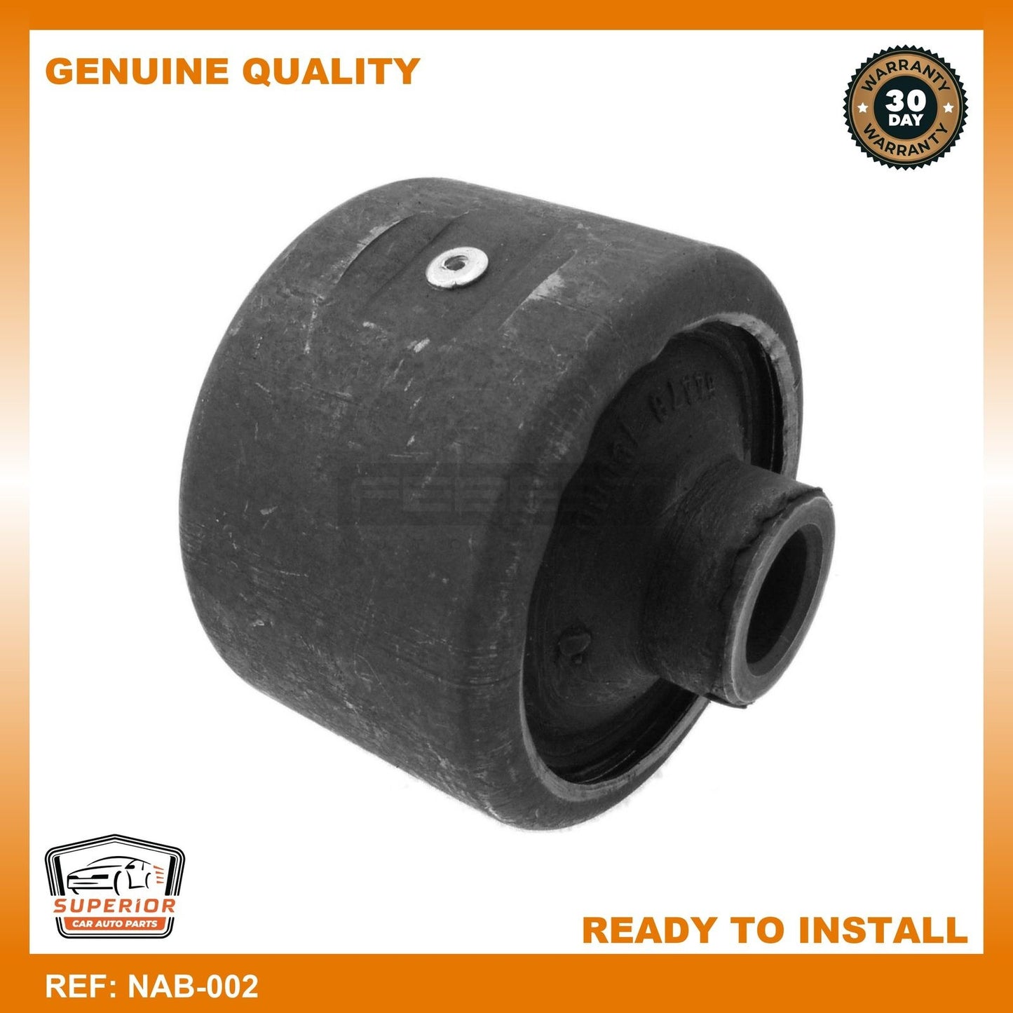 Febest 1990-1997 Nissan 240SX Front Torsion Bar Bushing NAB-002