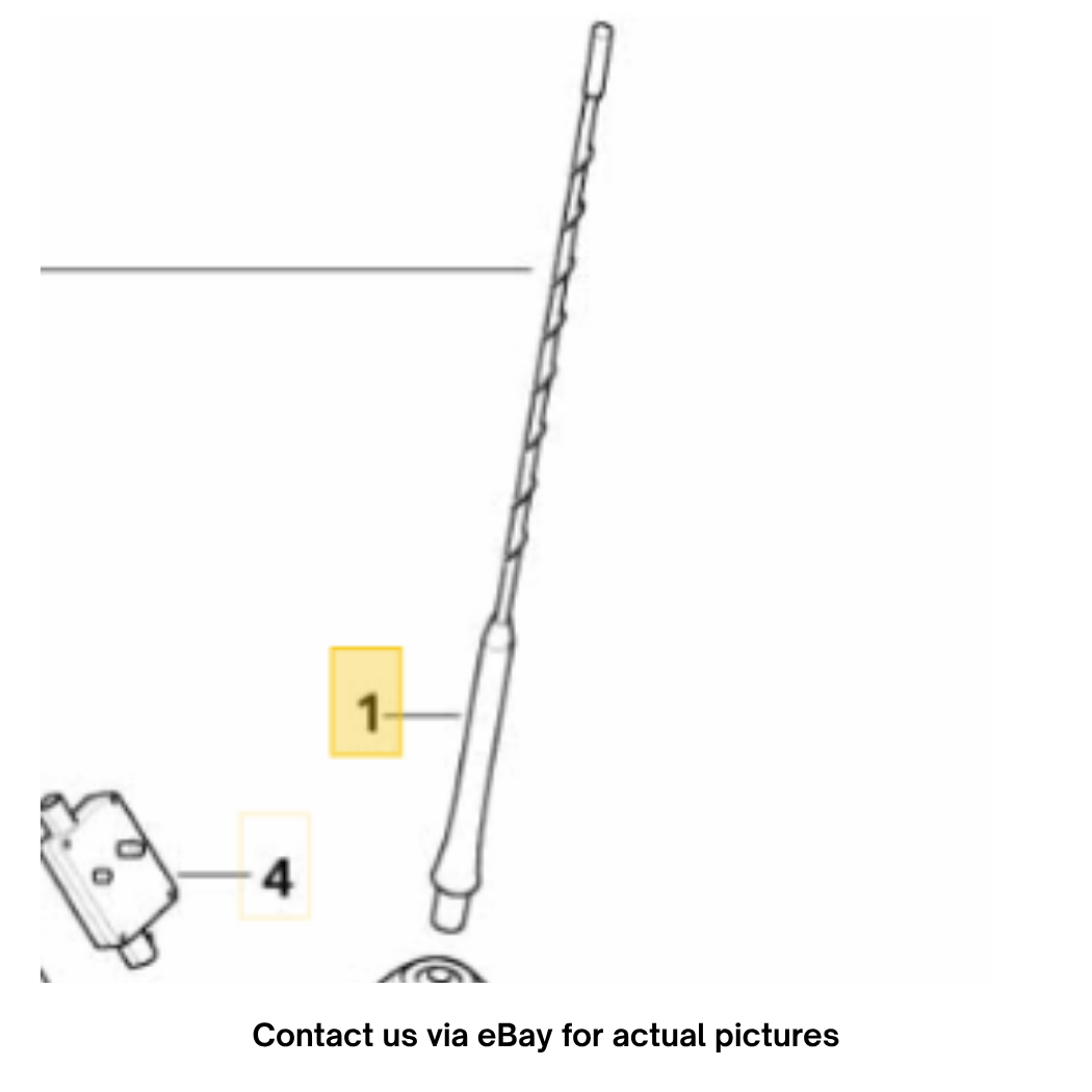 2007–2015 Mini Cooper Antenna Mast OEM 65203453893