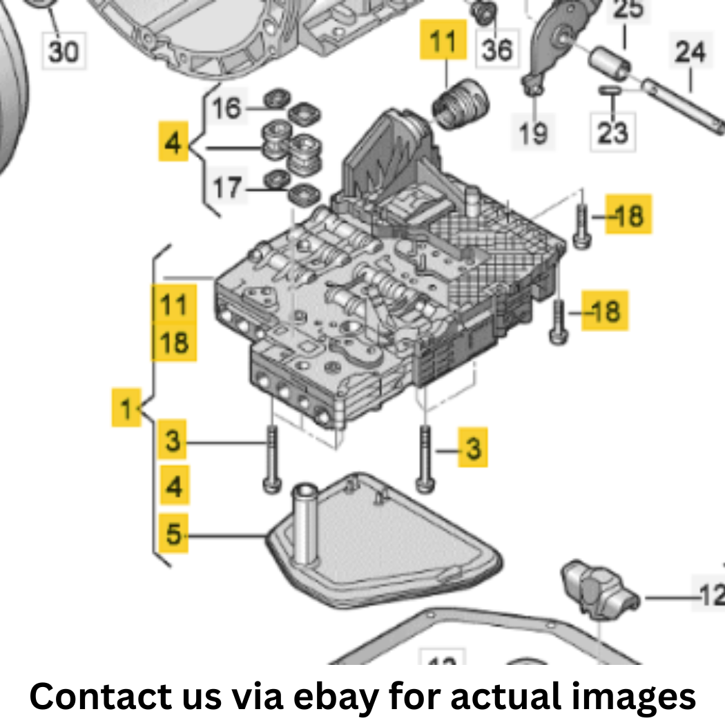 2007 Audi Q7 Mechatronic with Software Used OEM 4L0910156C