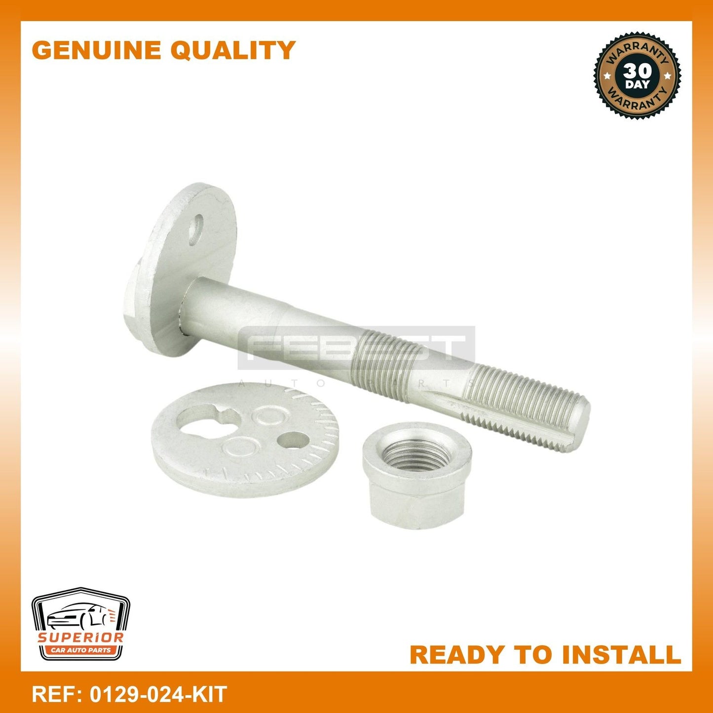 Febest 2005-2015 Toyota Hilux Camber Adjusting Eccentric Bolt 0129-024-KIT
