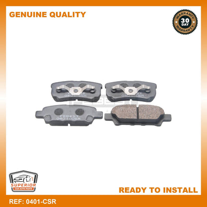FEBEST CHRYSLER Pad Kit, Disc Brake, Rear 0401-CSR