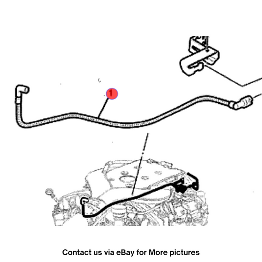 2009 Chevrolet LuminaS EVAP Purge Solenoid Valve Hose Used OEM 92067645
