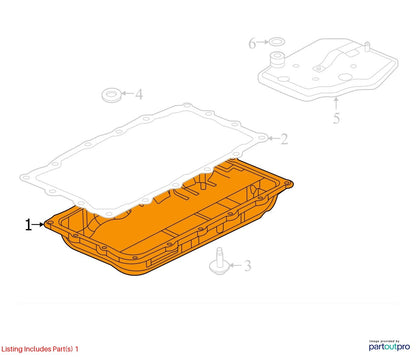 2018 Cadillac CTS Automatic Transmission Fluid Pan Used OEM 24272926