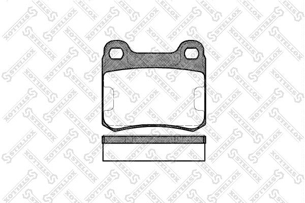 STELLOX 1987-1997 Mercedes-Benz 190E Brake Pad Set 0004209820