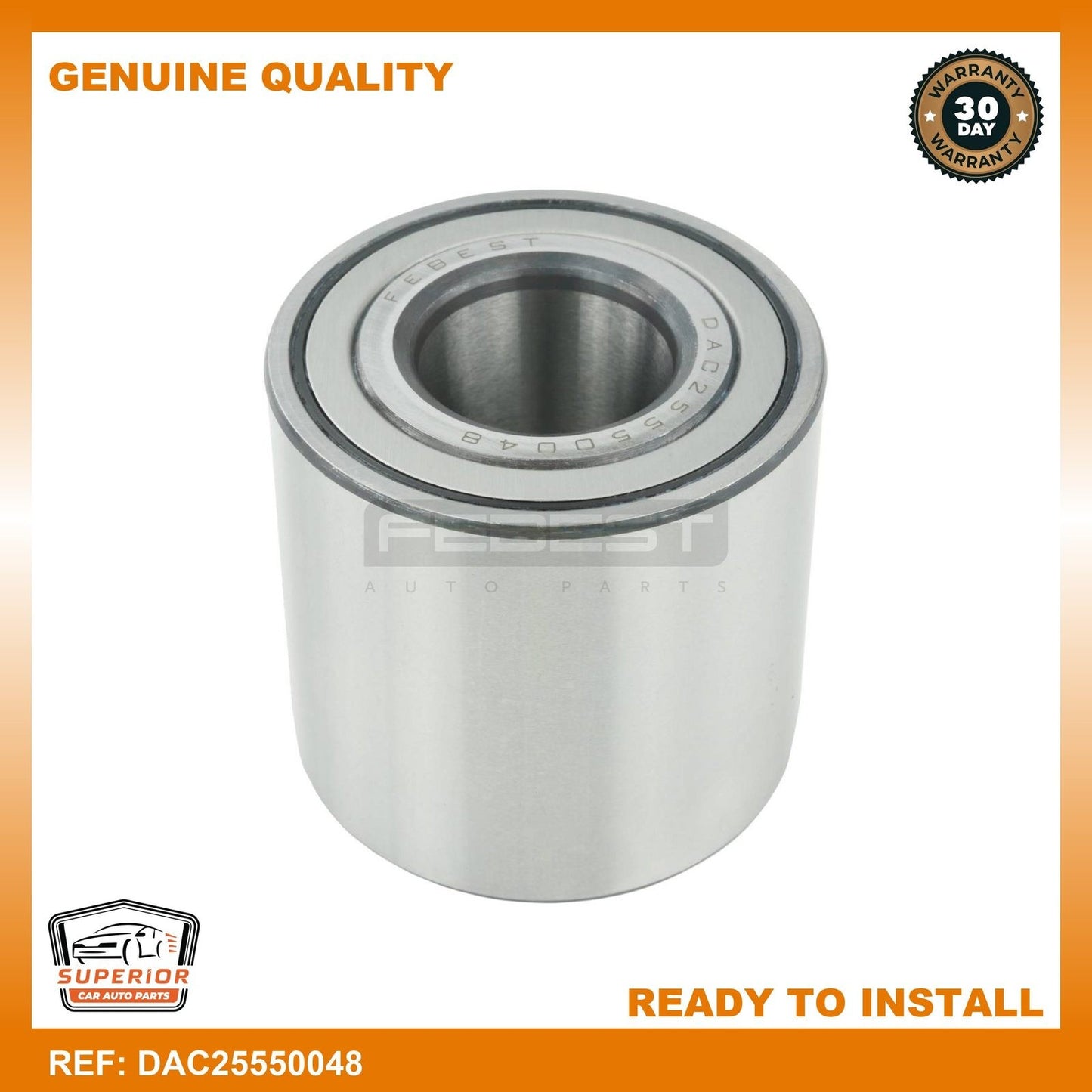 Febest 2015 Nissan Micra Rear Wheel Bearing DAC25550048