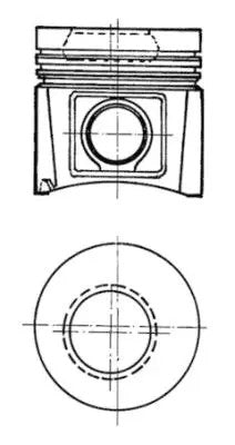 Kolbenschmidt Mercedes-Benz Repair Set, Piston/Sleeve 90614960