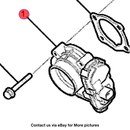 2009 Chevrolet Lumina S Electronic Throttle Body Used OEM 12615503