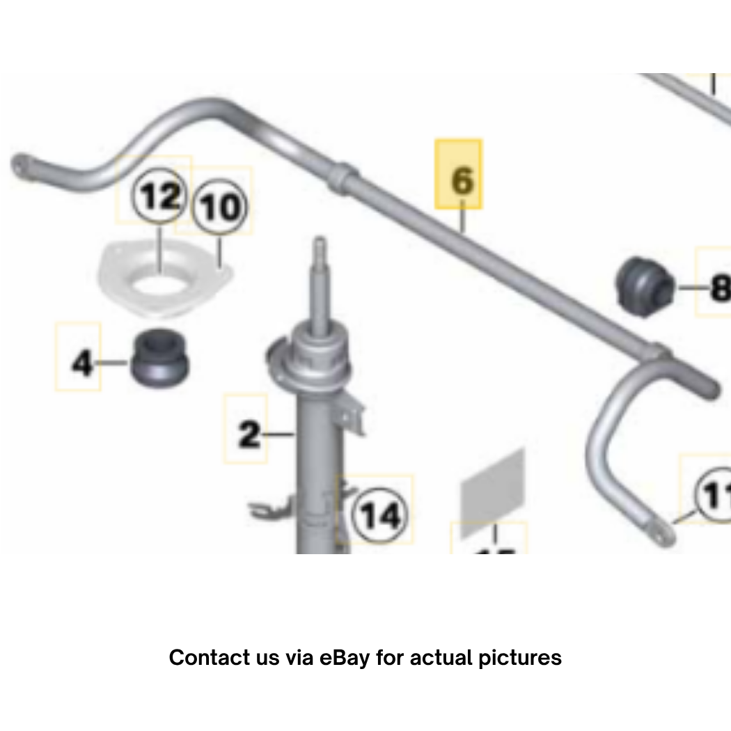 2012 Mini Cooper Front Stabilizer Bar / Sway Bar OEM 31356778646