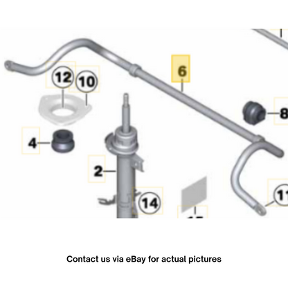 2012 Mini Cooper Front Stabilizer Bar / Sway Bar OEM 31356778646