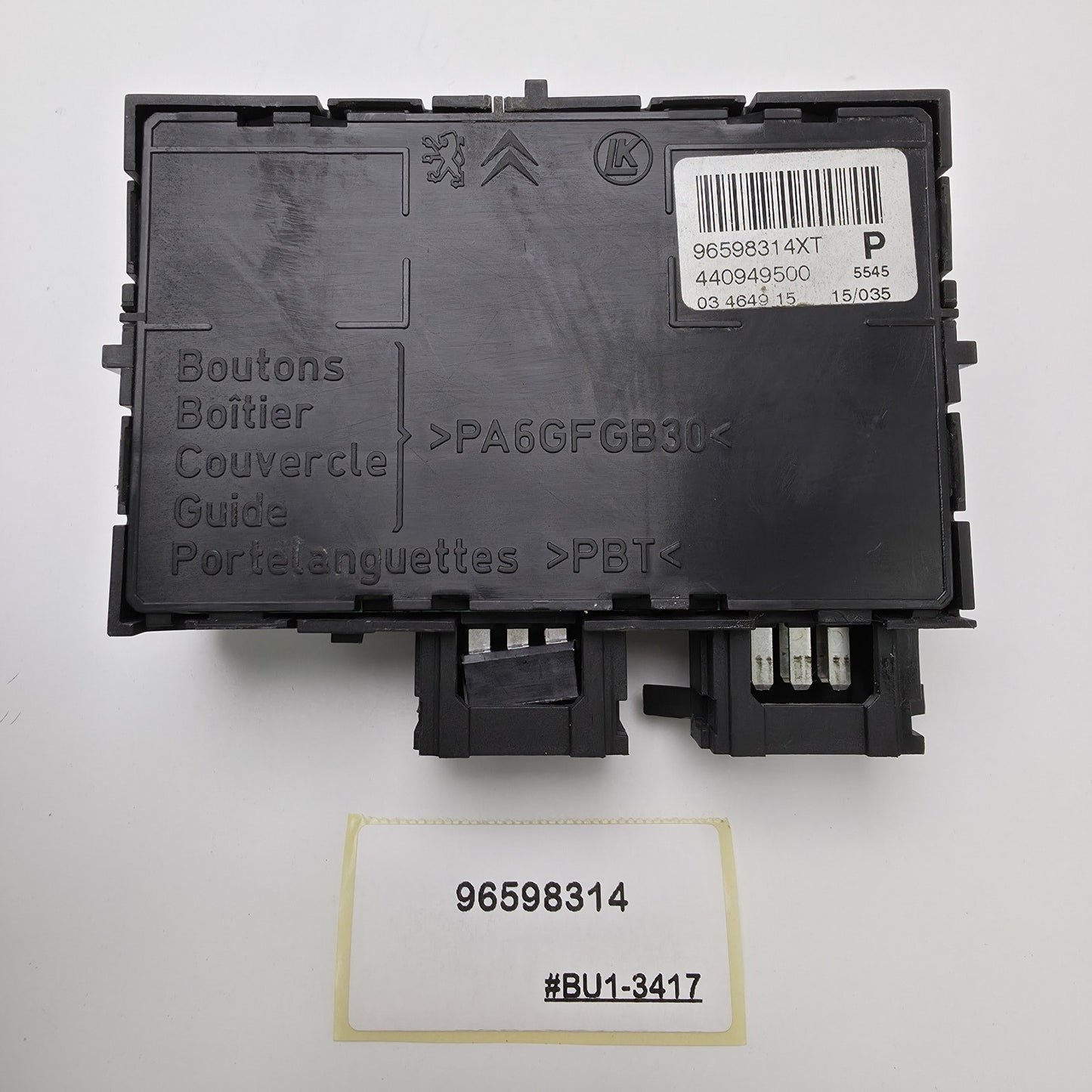 2008-2012 Citroen C5 X7 Seat Control Switch 96598314