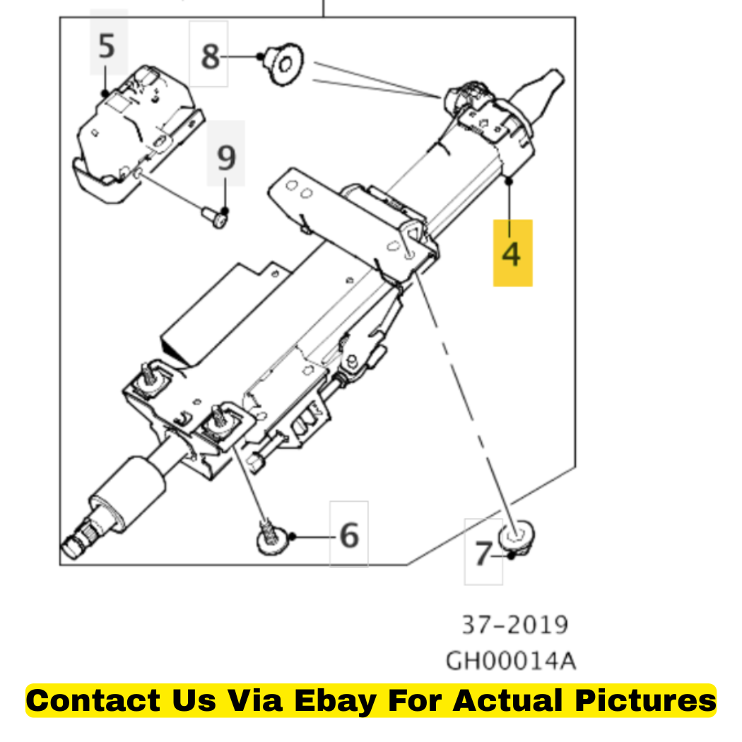 2018 Jaguar F‑Pace Steering Column Used OEM T2H24868