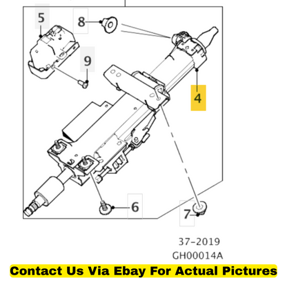 2018 Jaguar F‑Pace Steering Column Used OEM T2H24868