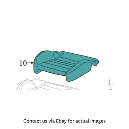 2012 Audi A7 Quattro Front Seat Rail Trim Cover Used OEM 4G0881405AL22A