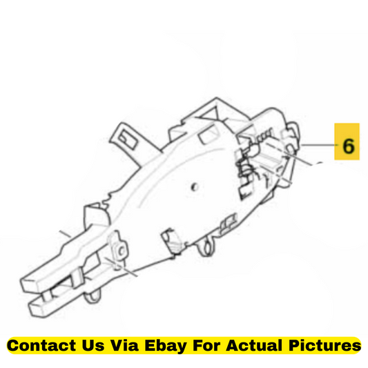 2012 BMW X6 Front Right Outside Door Handle Base Used OEM 51217193264