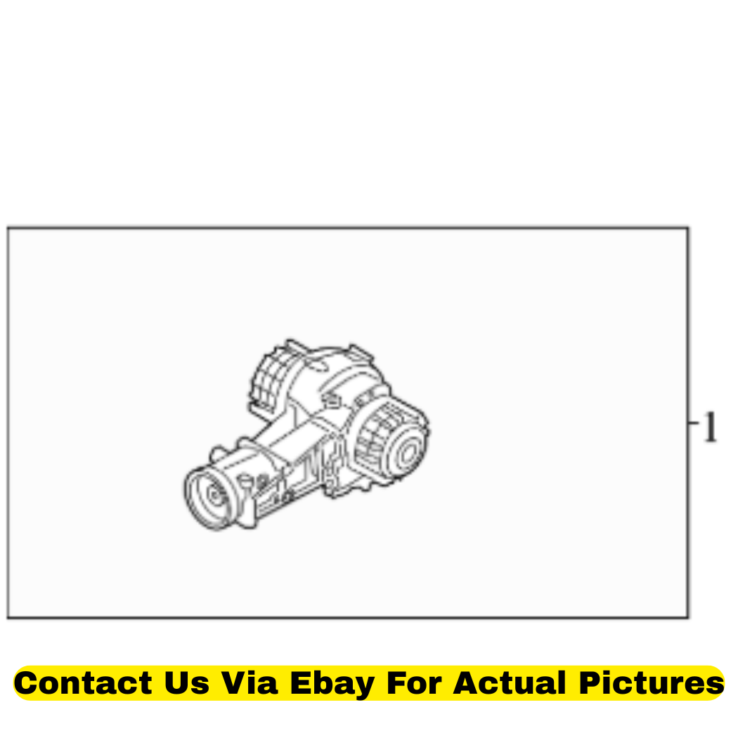 2012 Audi A8 Quattro Rear Axle Differential Assembly Used OEM 0BE500043C