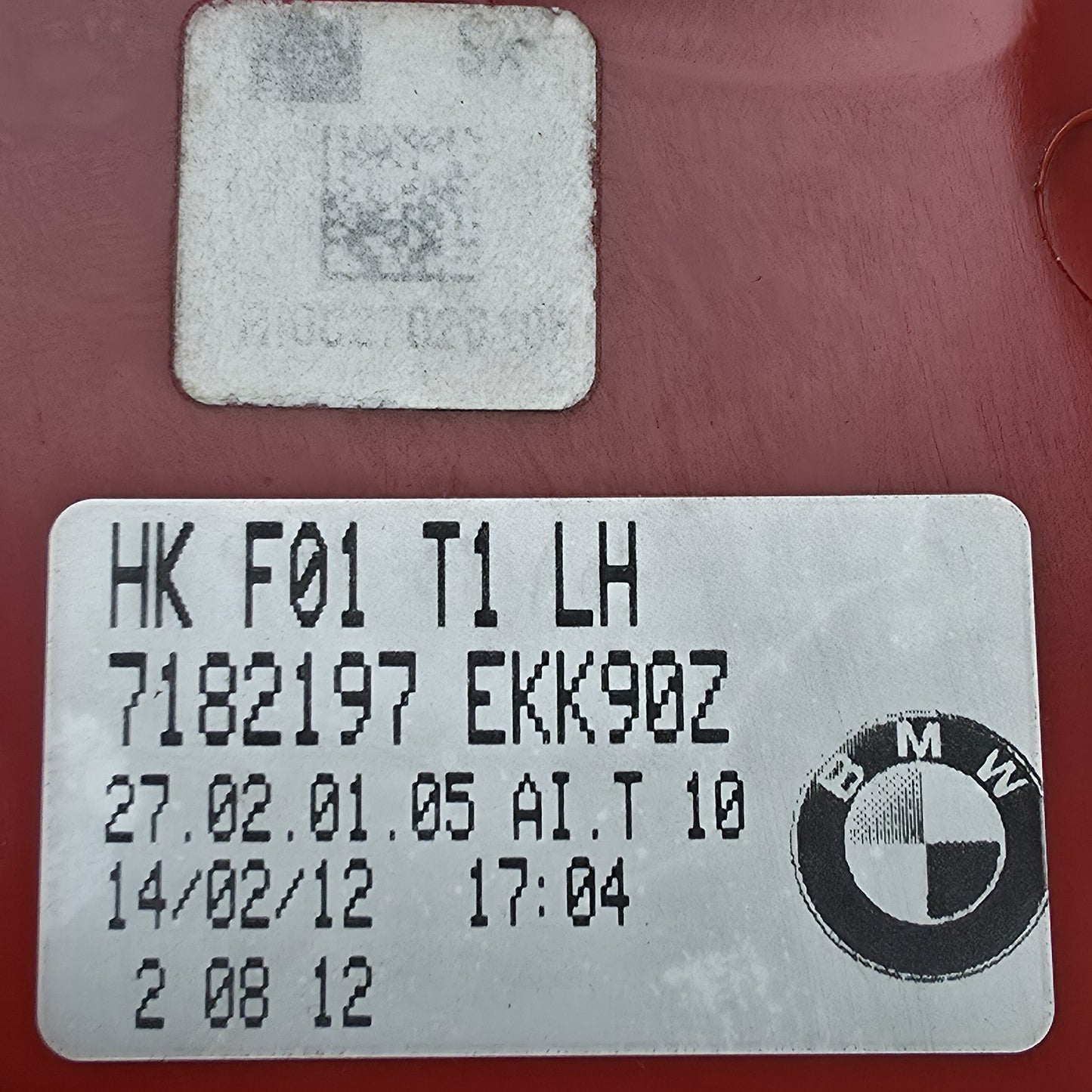 2010 BMW 750Li Rear Left Tail Light 7182197