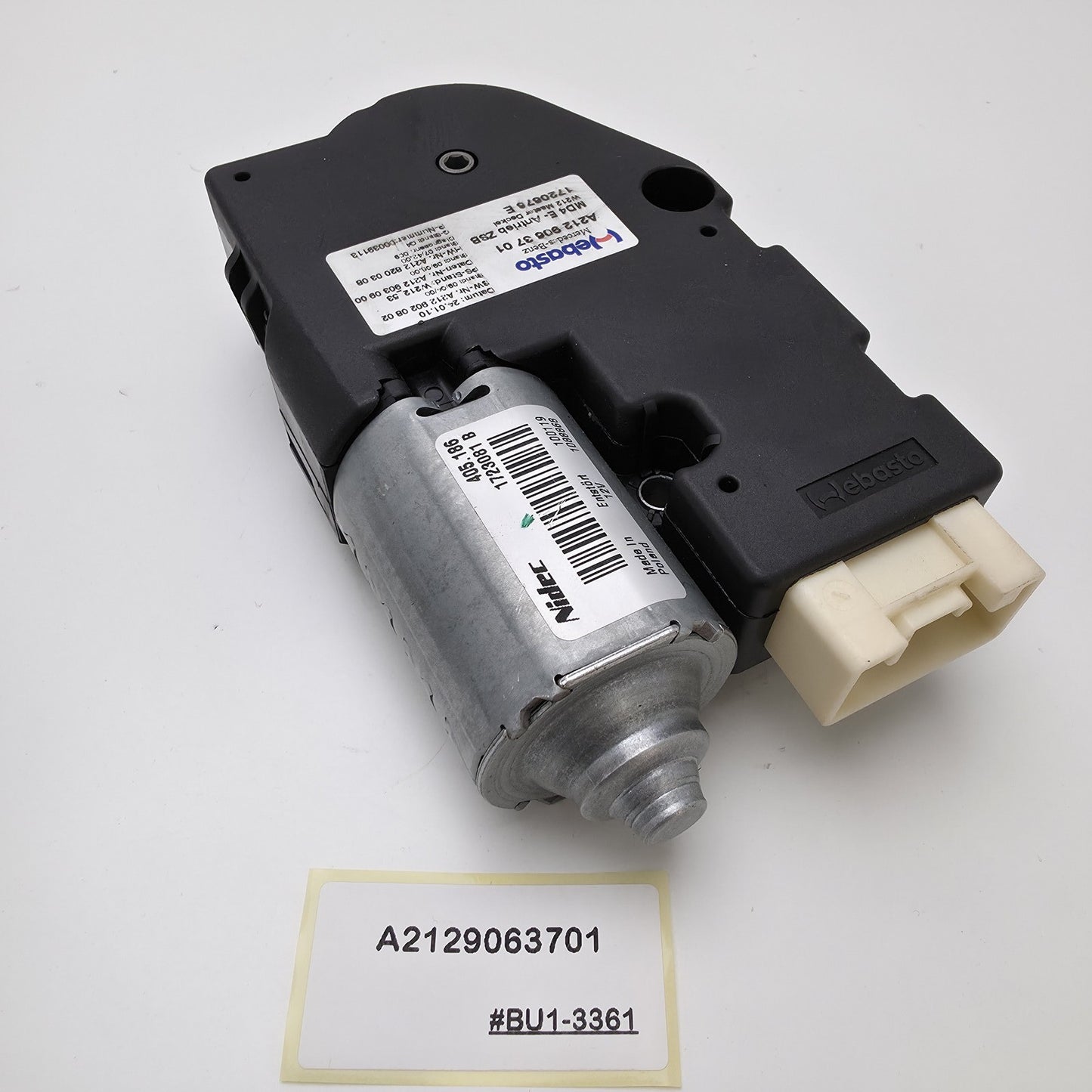 2010-2017 Mercedes-Benz C350 Panoramic Sunroof Motor A2129063701