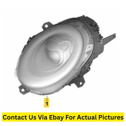 2016 Mini Cooper Clubman Headlight Right White Turn Used OEM 63117401606