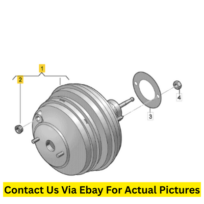 2012 Volkswagen Touareg Brake Servo Booster Used OEM 7P0612105