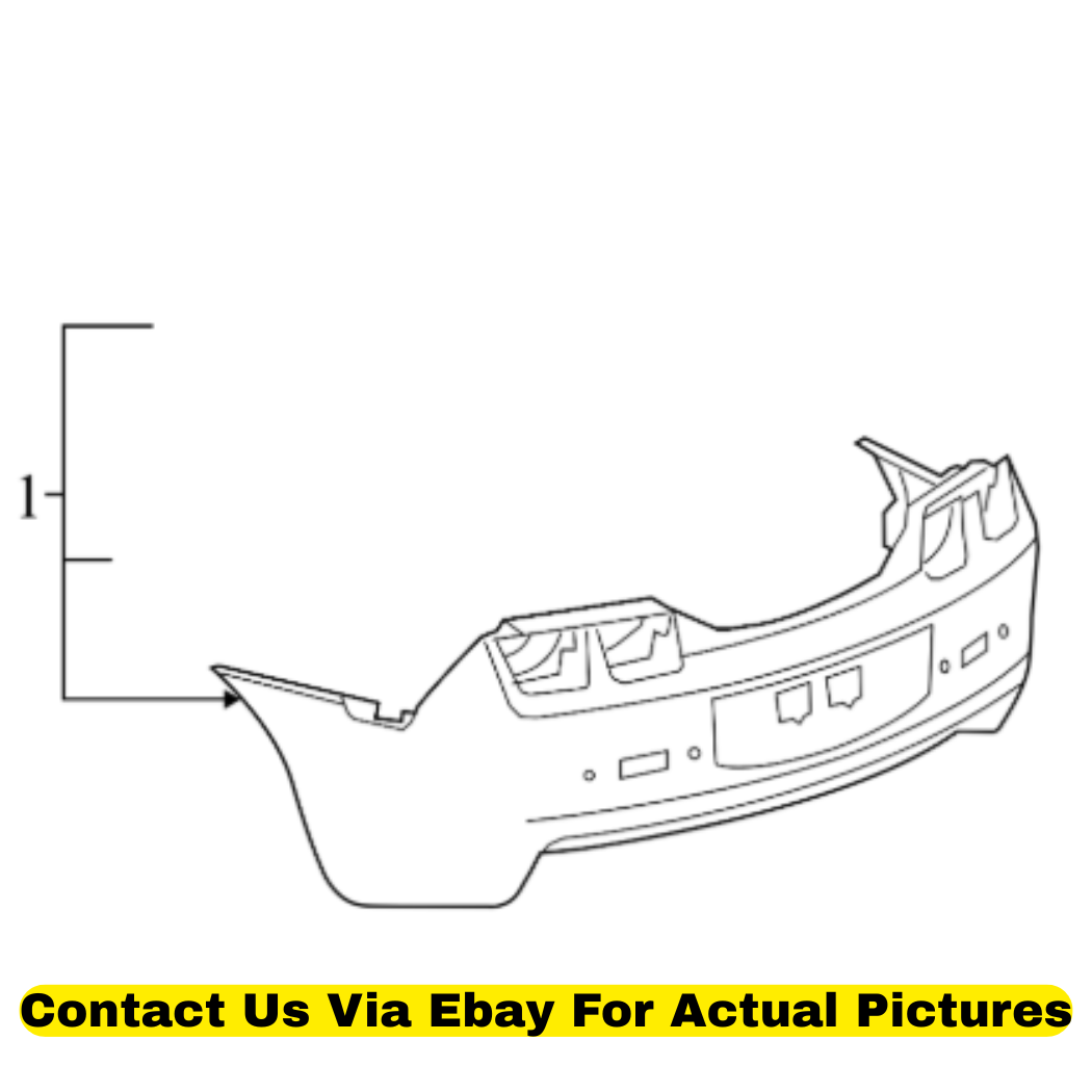 2011 Chevrolet Camaro Rear Bumper Cover Used OEM 22766176