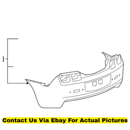 2011 Chevrolet Camaro Rear Bumper Cover Used OEM 22766176