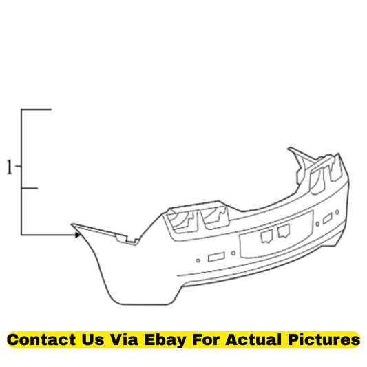 2011 Chevrolet Camaro Rear Bumper Cover Used OEM 22766176