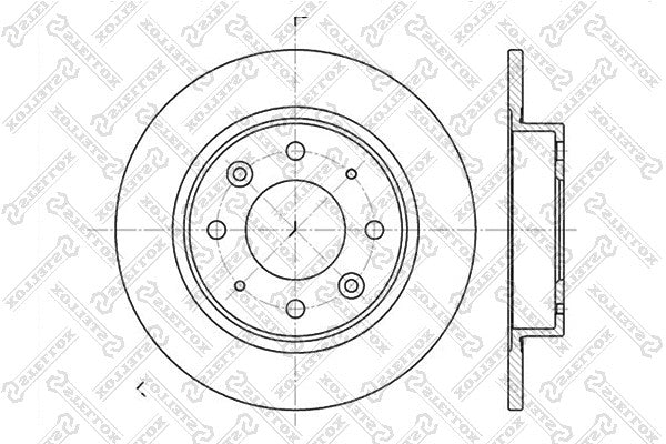 STELLOX KIA Brake Disc - 09KA626251B