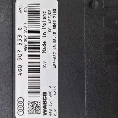 2012-2018 Audi A7 Active Suspension Control Module 4G0907553G