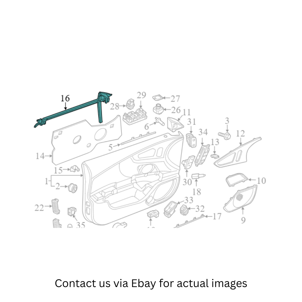 2012 Audi A7 Quattro Exterior Door Handle Used OEM 4G8837479L