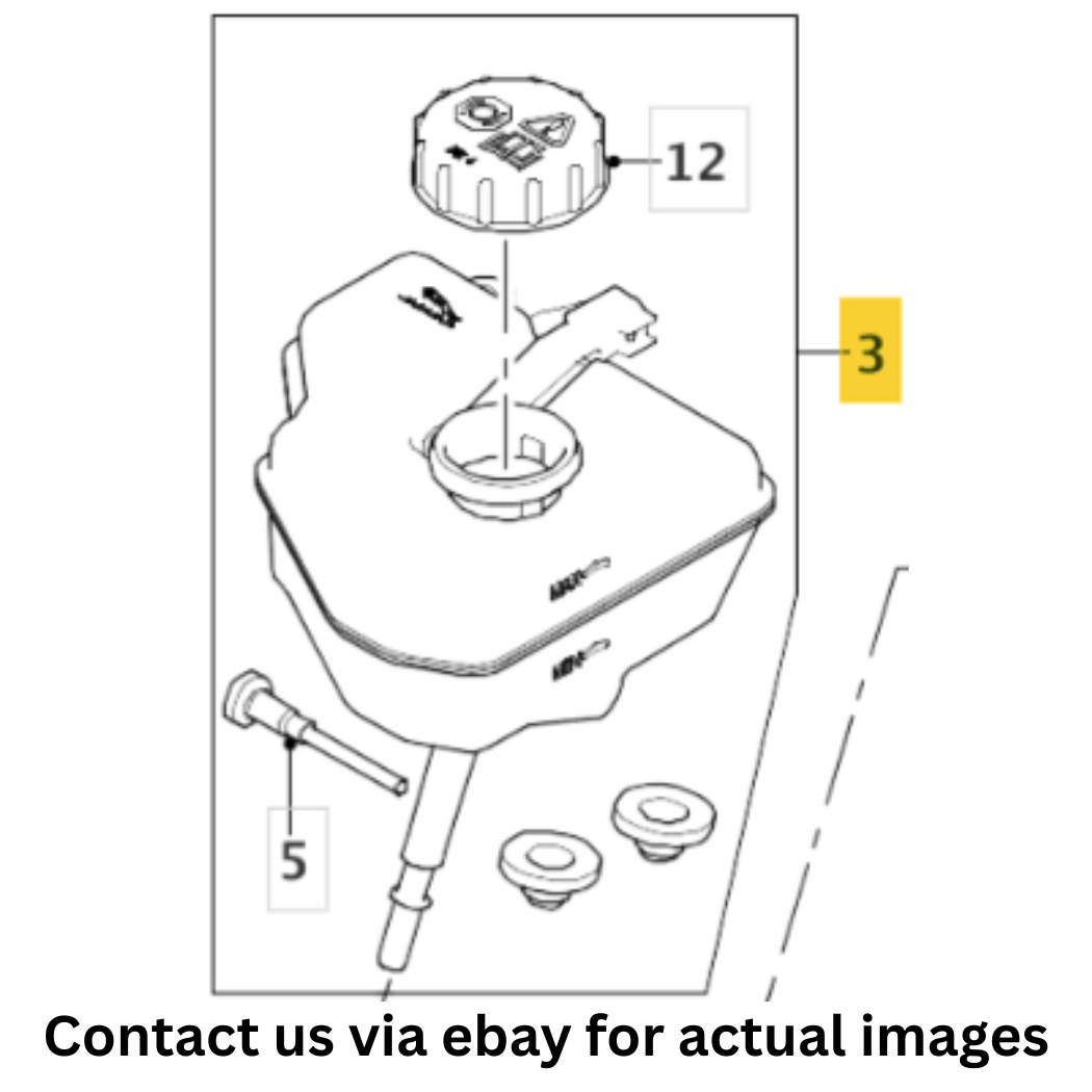 2017–2023 Jaguar F-Pace Brake Fluid Reservoir Used OEM T2H7389