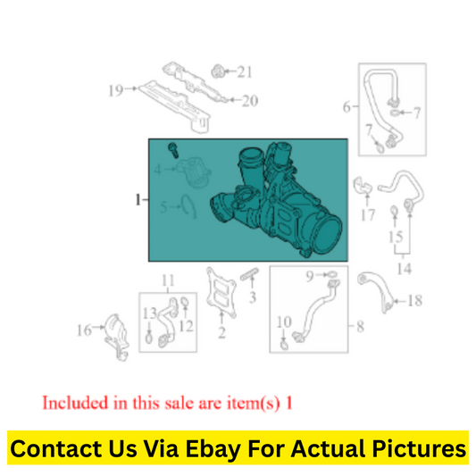 2014 Volkswagen Passat Turbocharger Used OEM 06K145721P