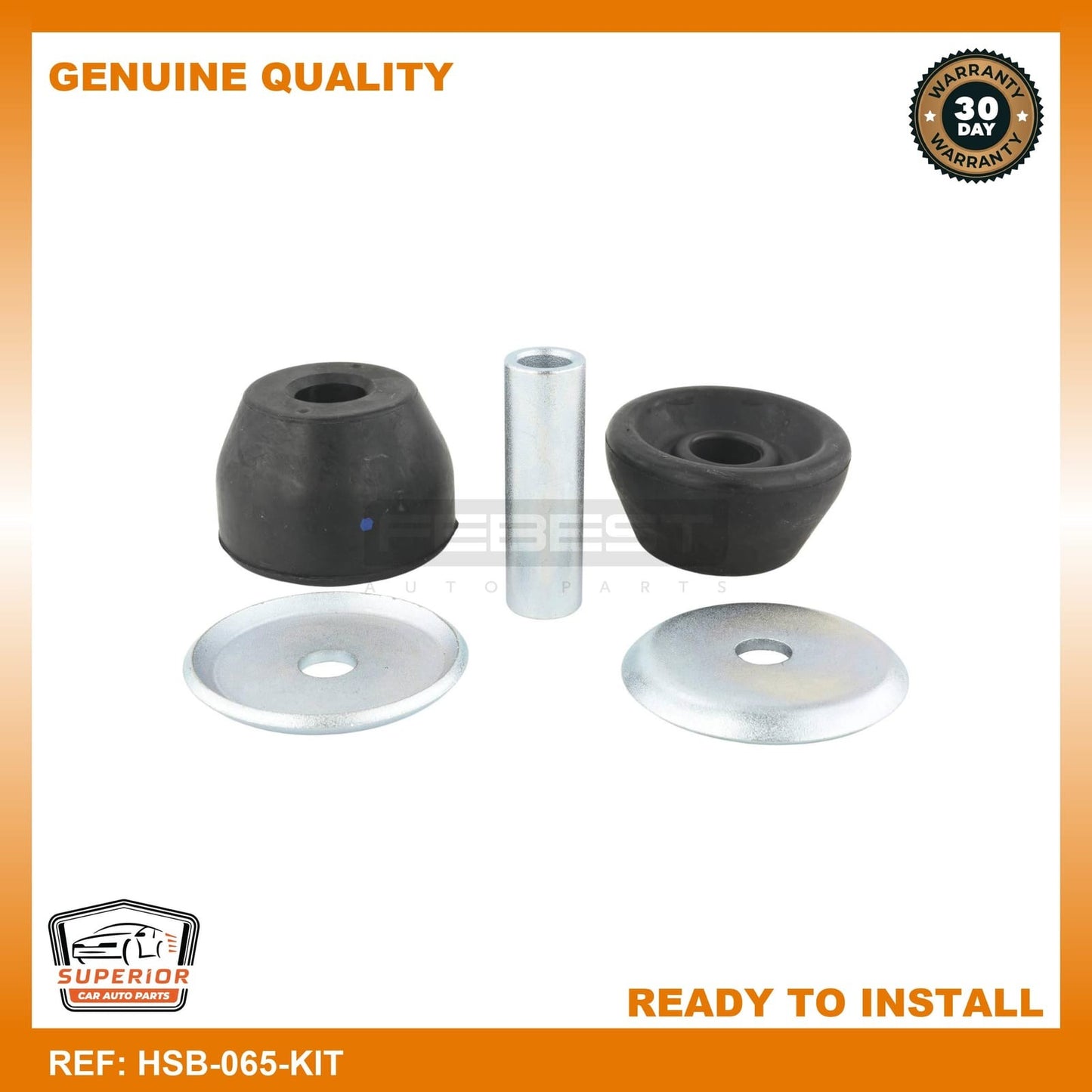 Febest Front Radius Rod Bushing HSB-065-KIT
