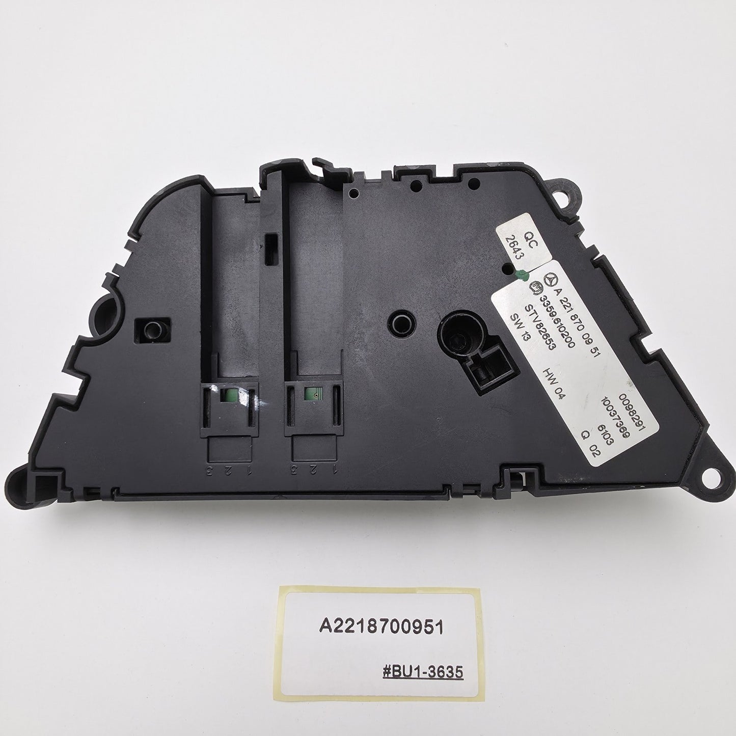 2006-2019 Mercedes-Benz S-Class RIGHT ELECTRIC SEAT ADJUSTER SWITCH A2218700951