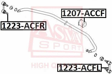 Febest Front Right Stabilizer Link 1223-ACFR