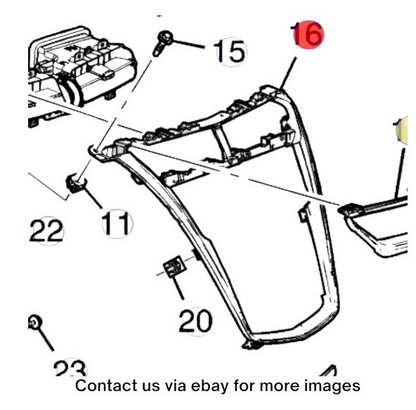 2018 Cadillac CTS Instrument Panel Main Trim Plate Used OEM 84209464