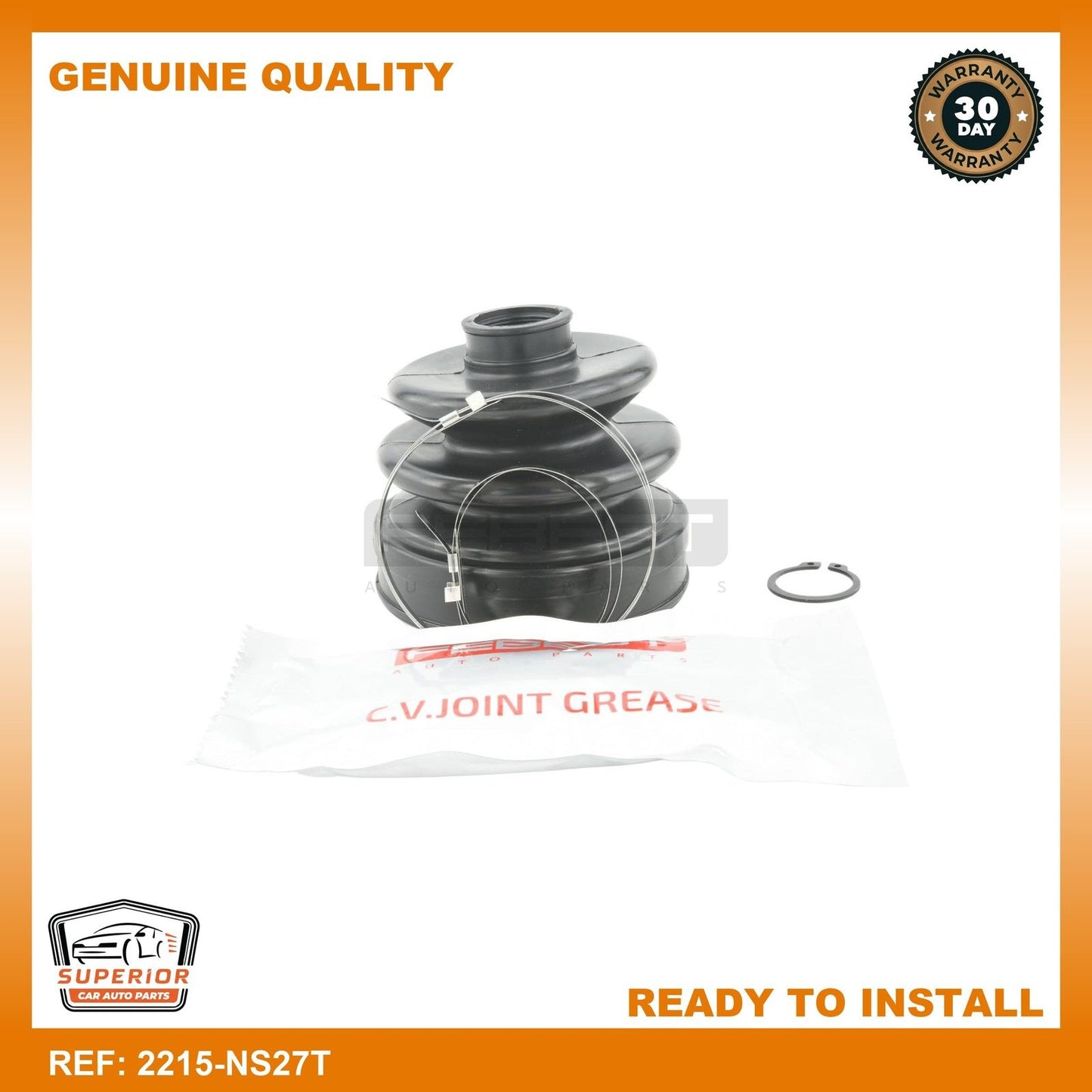 FEBEST 2005-2010 Kia Sportage Boot Inner CV Joint Kit 2215-NS27T