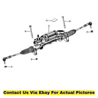 2014 Jeep Cherokee Rack & Pinion Steering Gear Used OEM 5154521AD