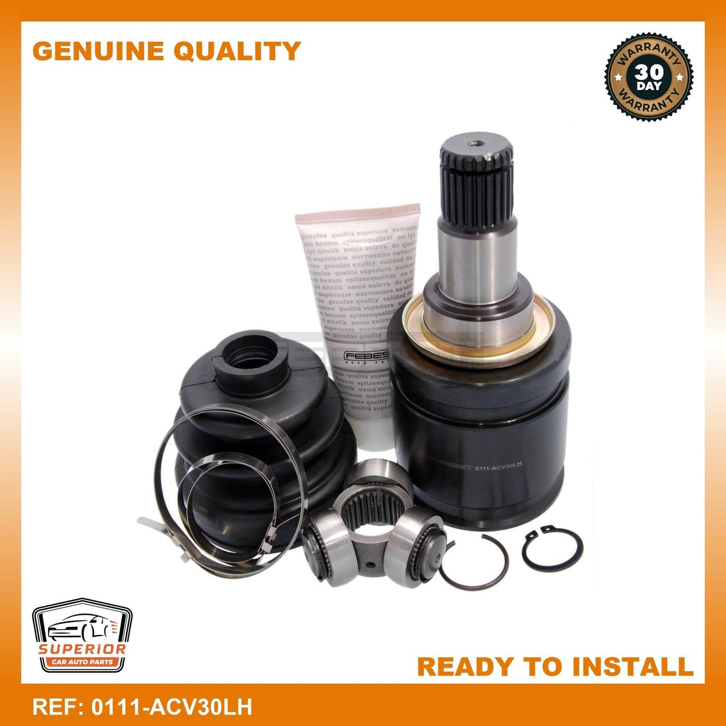 FEBEST 2007-2012 Lexus ES350 Inner CV Joint Left 0111-ACV30LH
